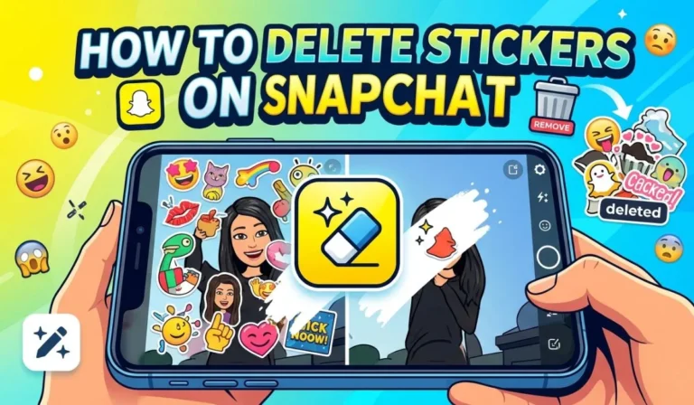 Delete Stickers on Snapchat
