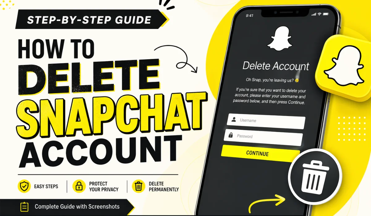 How to Delete Snapchat Account