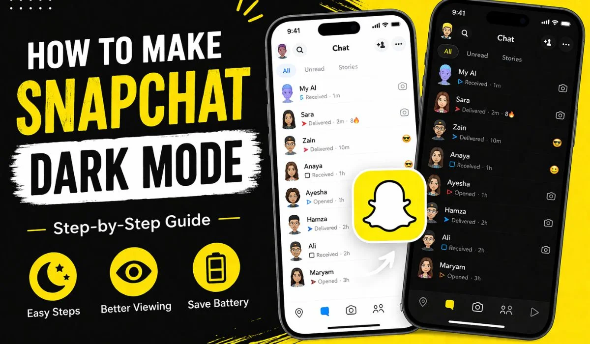 How to Make Snapchat Dark Mode