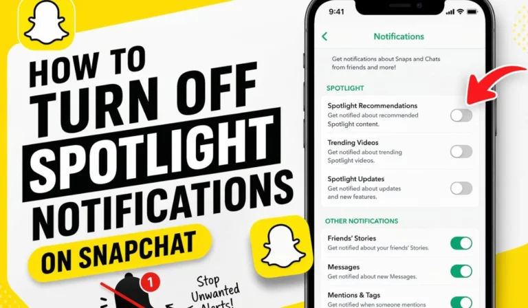 How to Turn Off Spotlight Notifications on Snapchat 