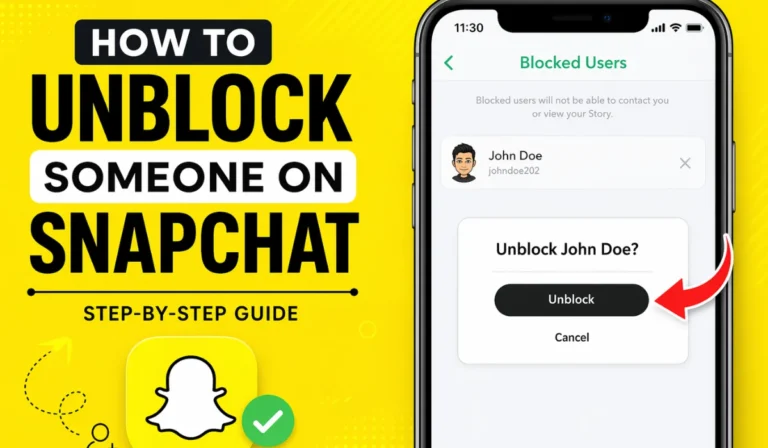How to unblock someone on Snapchat