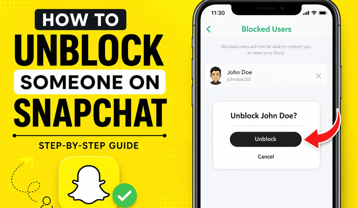 How to unblock someone on Snapchat