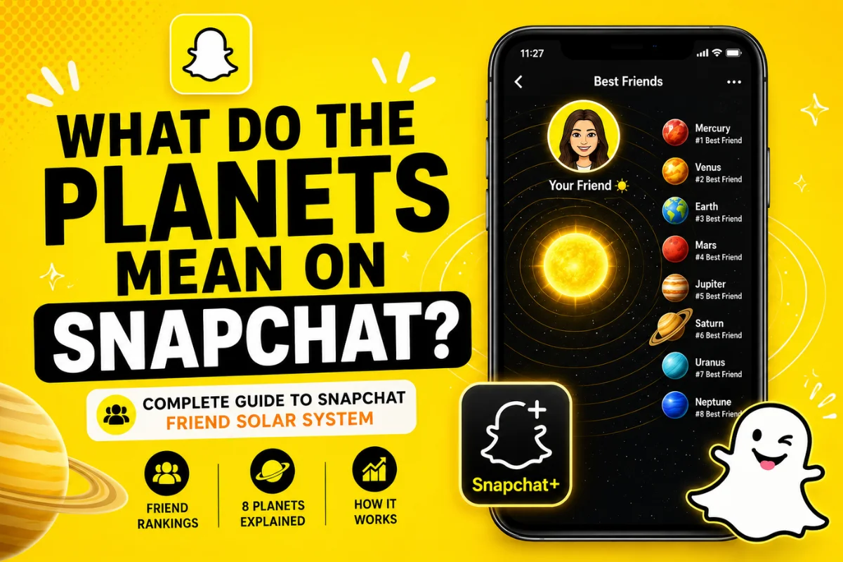 What Do the Planets Mean on Snapchat
