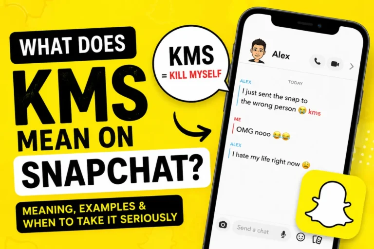 What Does KMS Mean on Snapchat