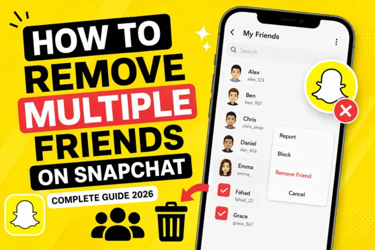 How to Remove Multiple Friends on Snapchat at Once