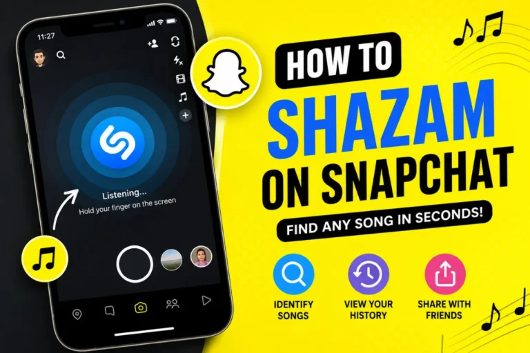 How to Shazam on Snapchat