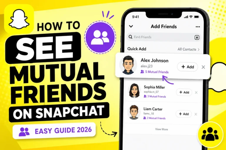How to See Mutual Friends on Snapchat