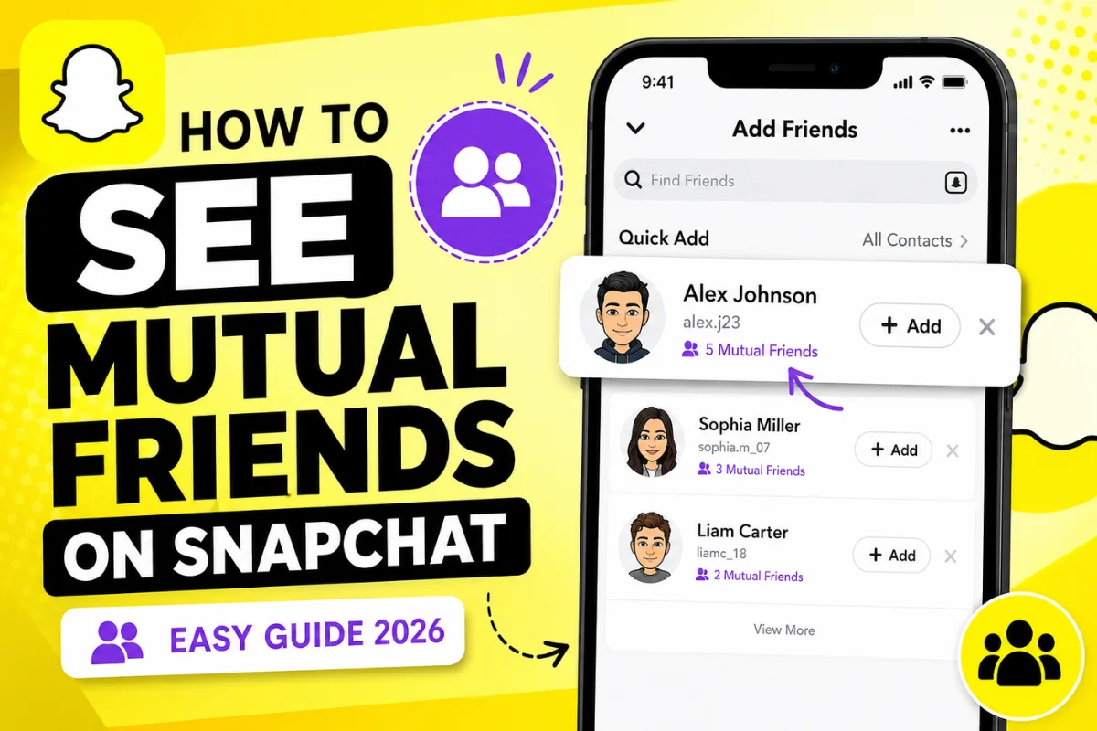 How to See Mutual Friends on Snapchat