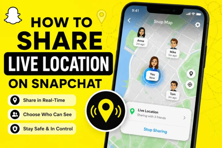 How to Share Live Location on Snapchat