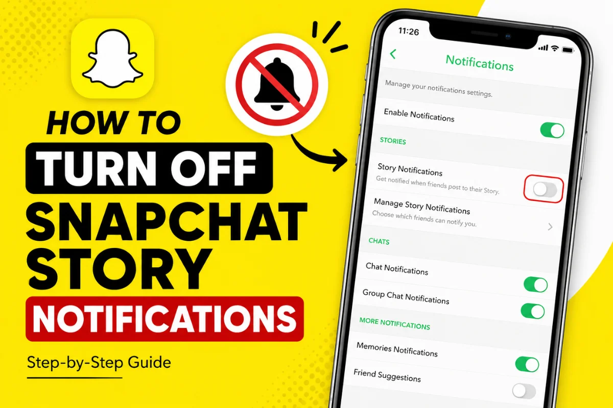 How to Turn Off Snapchat Story Notifications