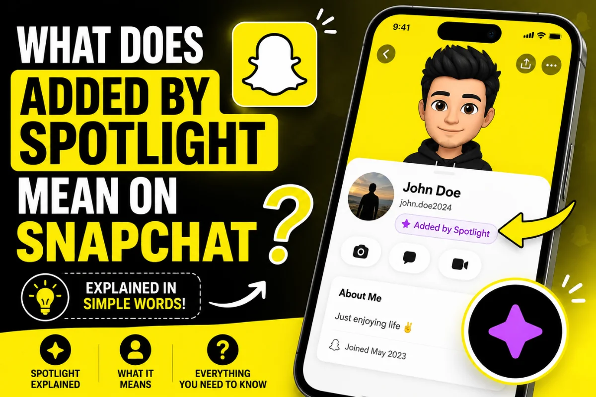 What Does Added by Spotlight Mean on Snapchat