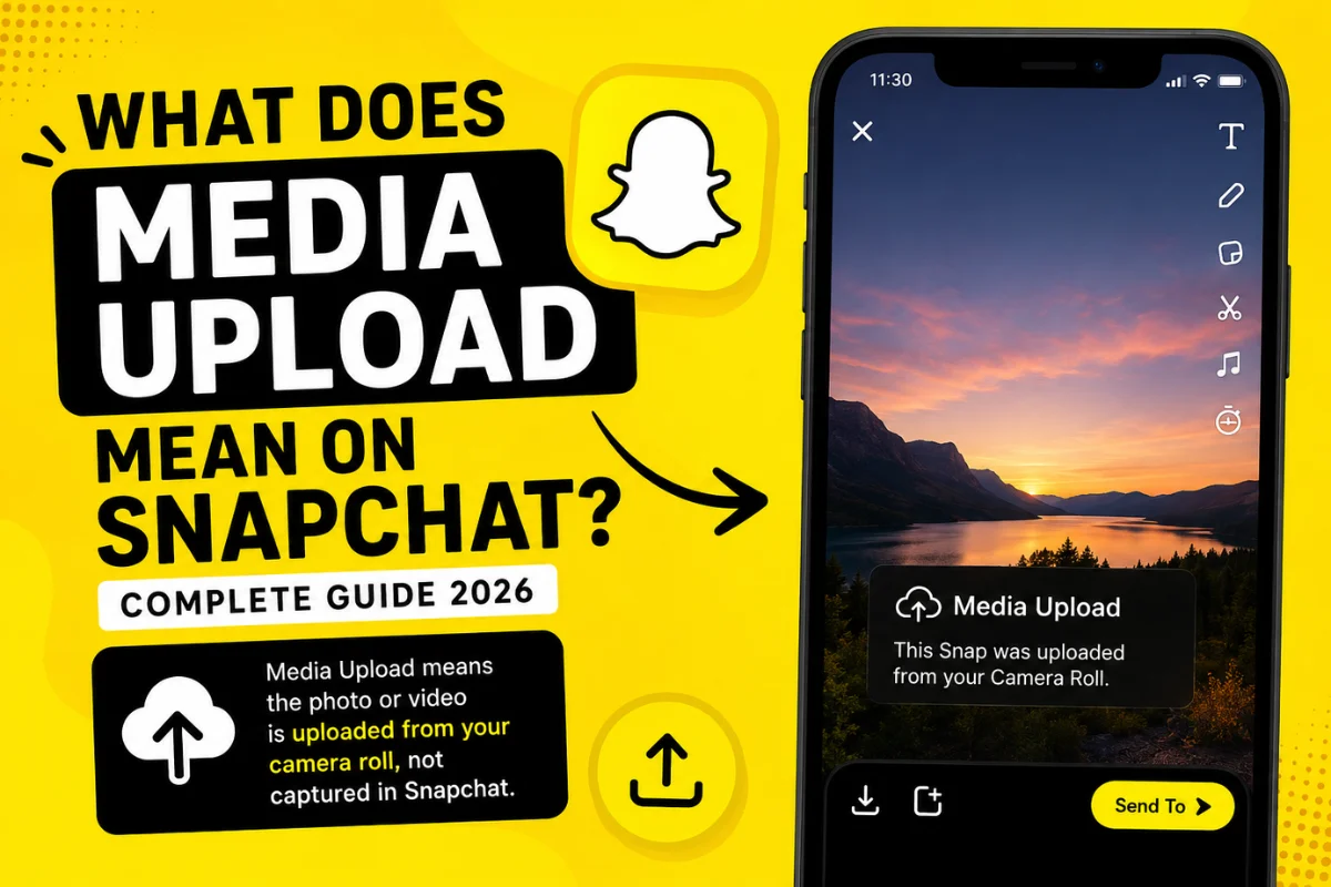 What Does Media Upload Mean on Snapchat