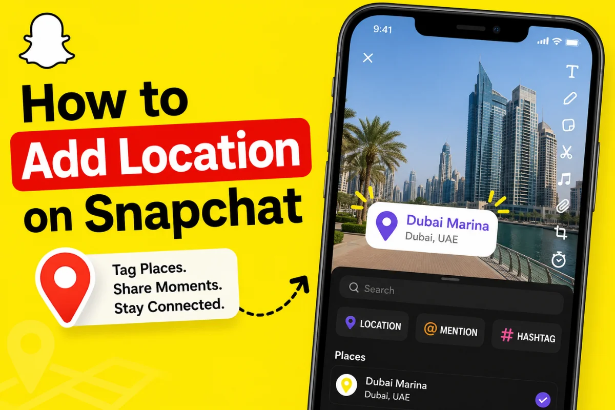 How to Add Location on Snapchat