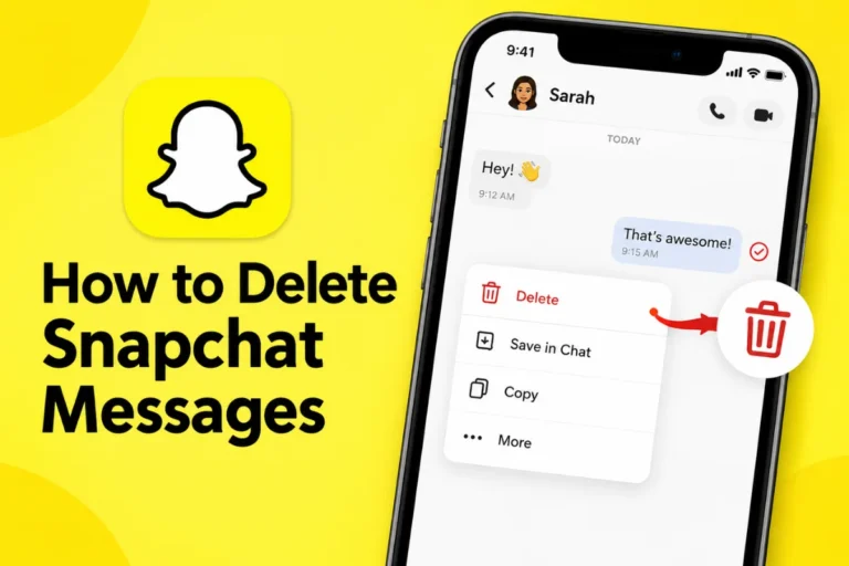 How to Delete Snapchat Messages