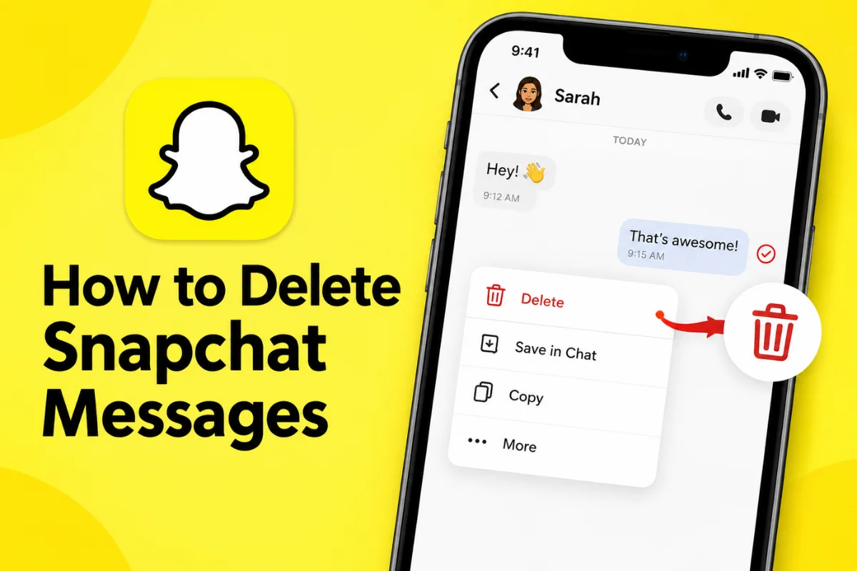 How to Delete Snapchat Messages