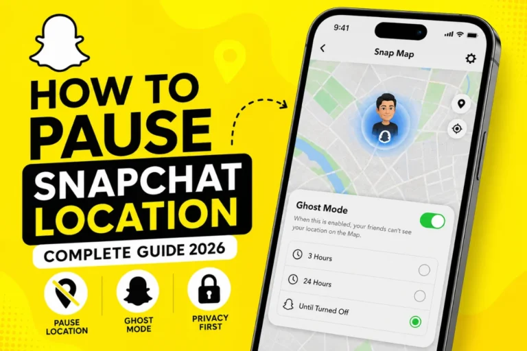 How to Pause Snapchat Location
