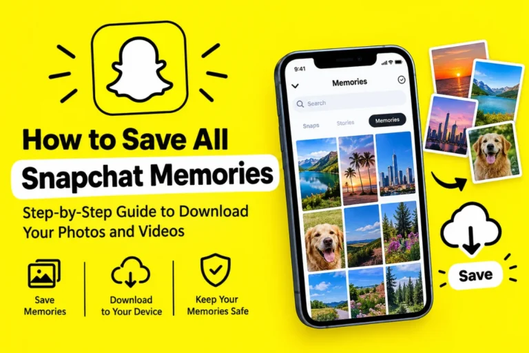 How to Save All Snapchat Memories