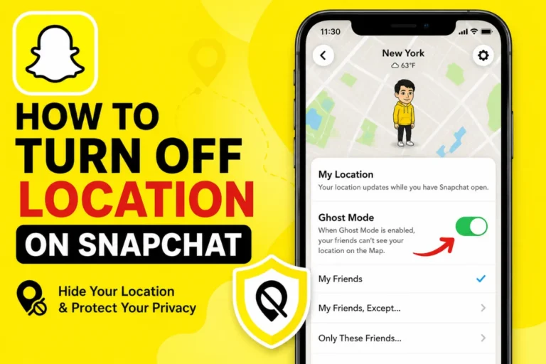 How to Turn Off Location on Snapchat