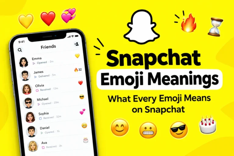 Snapchat Emoji Meanings