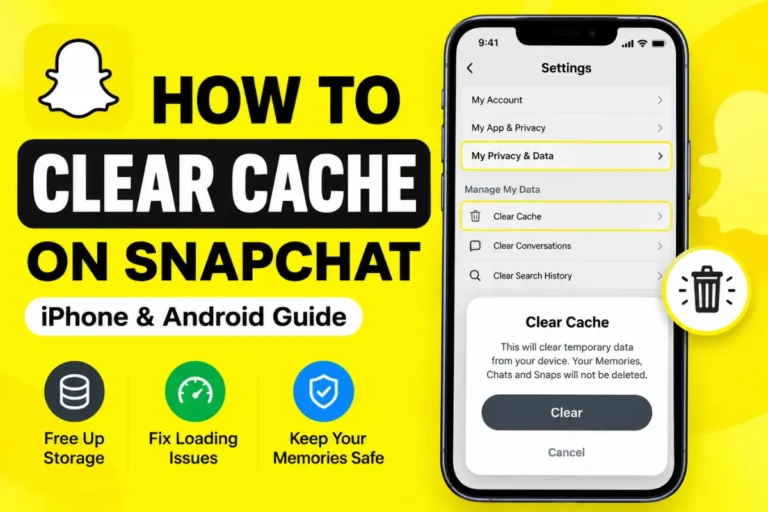 How to Clear Cache on Snapchat