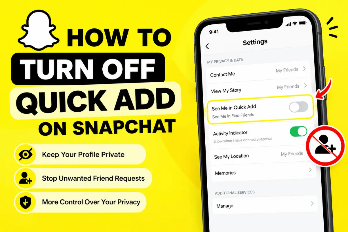How to Turn Off Quick Add on Snapchat